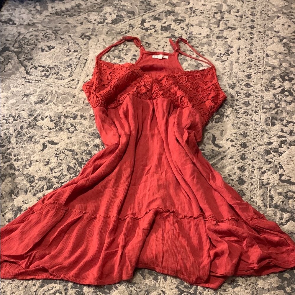 Maurices Coral Sleeveless Dress